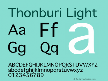 Thonburi Light 13.0d1e1图片样张
