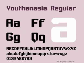 Youthanasia Regular 1.0图片样张