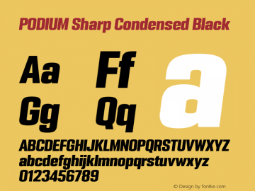 PODIUM Sharp 3.11 italic Version 1.000 | w-rip DC20190420图片样张