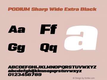 PODIUM Sharp 6.12 italic Version 1.000 | w-rip DC20190420图片样张