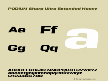 PODIUM Sharp 9.10 italic Version 1.000 | w-rip DC20190420图片样张