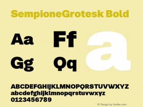 SempioneGrotesk-Black Version 2.001图片样张