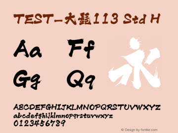 TEST-大髭113 Std H 图片样张
