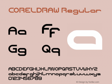 CORELDRAW Version 1.00;February 10, 2020;FontCreator 11.5.0.2430 64-bit Font Sample