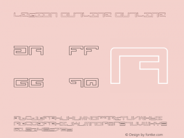 Legion Outline Outline 3 Font Sample