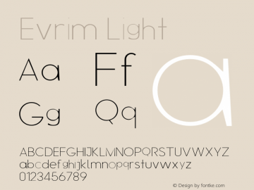 Evrim-Light Version 1.000图片样张