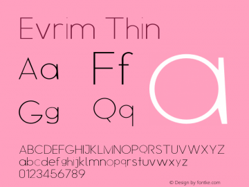 Evrim-Thin Version 1.000图片样张
