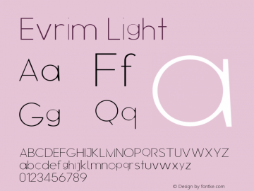 Evrim  Light Version 1.000图片样张