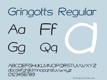 Gringotts Regular 10图片样张