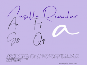 Casilla Version 1.00;March 30, 2020;FontCreator 11.5.0.2427 64-bit Font Sample