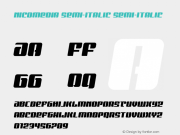Nicomedia Semi-Italic Version 1.0; 2020图片样张