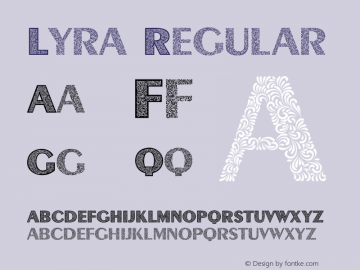 Lyra Version 1.003;Fontself Maker 3.5.1 Font Sample