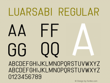 Luarsabi Regular Version 1图片样张