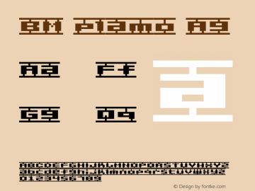 BM plamo A9 Macromedia Fontographer 4.1J 01.3.11图片样张