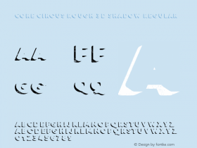 CoreCircusRough3DShadow Version 1.000;com.myfonts.easy.s-core.core-circus-rough.3d-shadow.wfkit2.version.4jZj图片样张