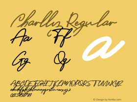 Charlly Version 1.000 Font Sample