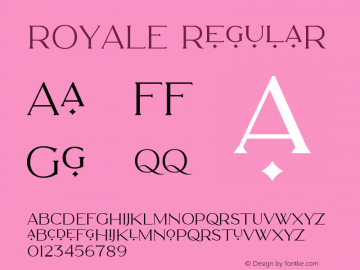 ROYALE Version 1.005;Fontself Maker 3.5.1 Font Sample