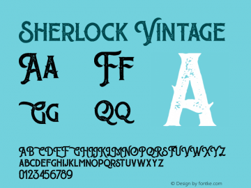 Sherlock Vintage Version 1.000图片样张