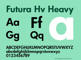 Futura Hv Heavy mfgpctt-v4.4 Mar 9 2000图片样张