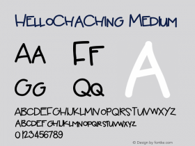 HelloChaChing Medium Version 001.000图片样张