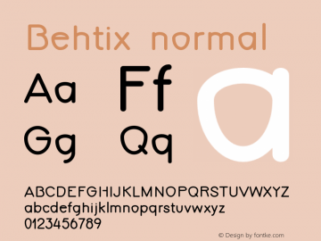 Behtix Version 1图片样张
