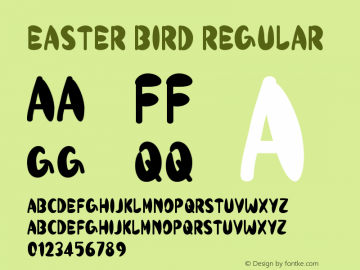 Easter Bird Version 1.00 February 19, 2019, initial release图片样张