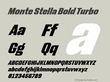 Monte Stella Bold Turbo Version 1.100图片样张