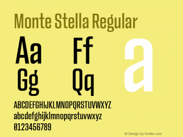 Monte Stella Regular Version 1.100图片样张