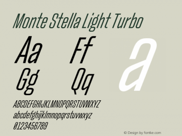 MonteStella-LightTurbo Version 1.100图片样张