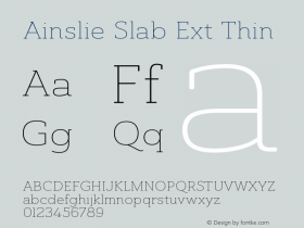 AinslieSlab-ExtThi Version 1.000图片样张