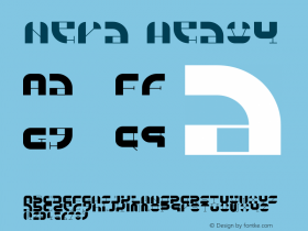 Nera Heavy Version 1.000;hotconv 1.0.109;makeotfexe 2.5.65596 Font Sample