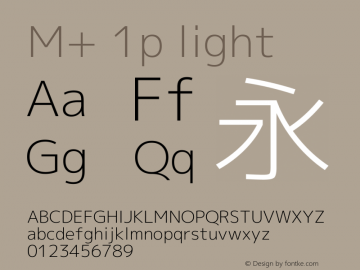 M+ 1p light 图片样张