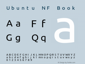 Ubuntu Nerd Font Complete Mono Windows Compatible 0.83 Font Sample