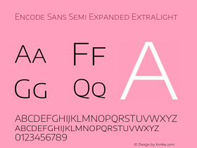Encode Sans Semi Expd XLght Version 3.000; ttfautohint (v1.8.2) -l 8 -r 50 -G 200 -x 14 -D latn -f none -a nnn -X 