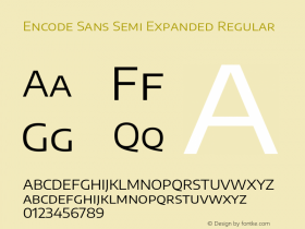 Encode Sans Semi Expd Reg Version 3.000; ttfautohint (v1.8.2) -l 8 -r 50 -G 200 -x 14 -D latn -f none -a nnn -X 