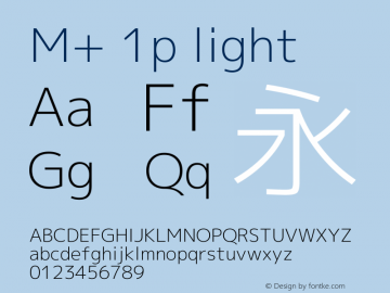 M+ 1p light 图片样张