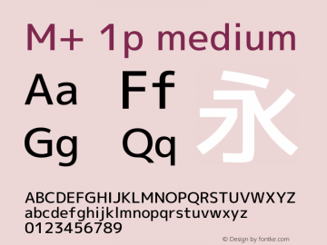 M+ 1p medium 图片样张