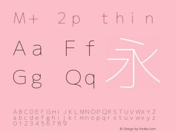M+ 2p thin 图片样张