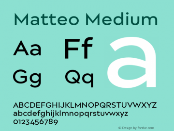 Matteo Medium Version 1.0图片样张