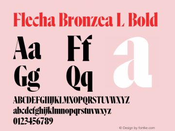 FlechaBronzea-LBold 1.000图片样张