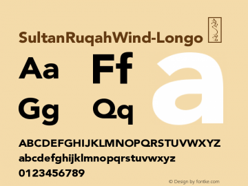 Sultan Ruqah Wind Longo Version 1.00;December 9, 2018;Sultan Maqtari;com.myfonts.easy.sultan-fonts.sultan-ruqah.wind-longo.wfkit2.version.5e35图片样张