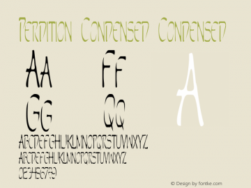 Perdition Condensed Condensed 1图片样张