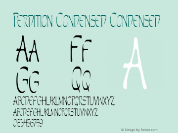 Perdition Condensed Condensed 2图片样张