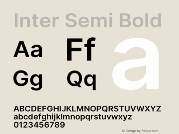 Inter Semi Bold Version 3.013;git-d82f67bfa图片样张