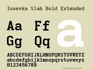 Iosevka Slab Bold Extended 3.0.0-rc.7图片样张
