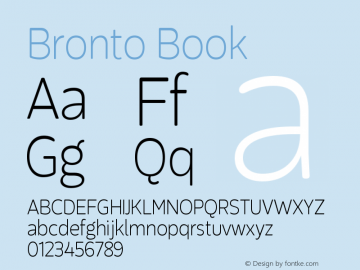 Bronto Book Version 1.001;PS 001.001;hotconv 1.0.70;makeotf.lib2.5.58329图片样张