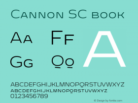 Cannon SC book Version 1.000;PS 001.000;hotconv 1.0.88;makeotf.lib2.5.64775图片样张