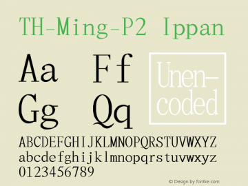 TH-Ming-P2 V3.0.0/U13.0/200523图片样张