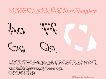 NORFOLKISLANDfont Regular Altsys Fontographer 3.5  4/4/01 Font Sample