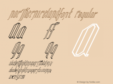 NORTHERNIRELANDfont Regular Altsys Fontographer 3.5  4/4/01 Font Sample
